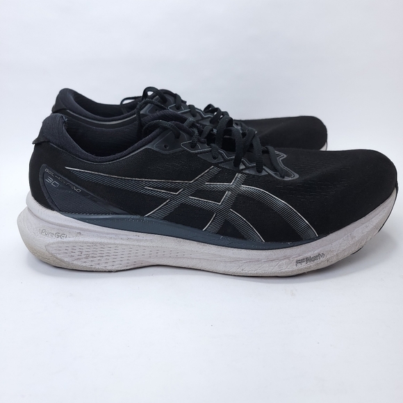 Asics Gel-Kayano 30 FFblast Mens 14 Extra Wide Shoe Black White Comfort 1011B600 - Picture 1 of 7